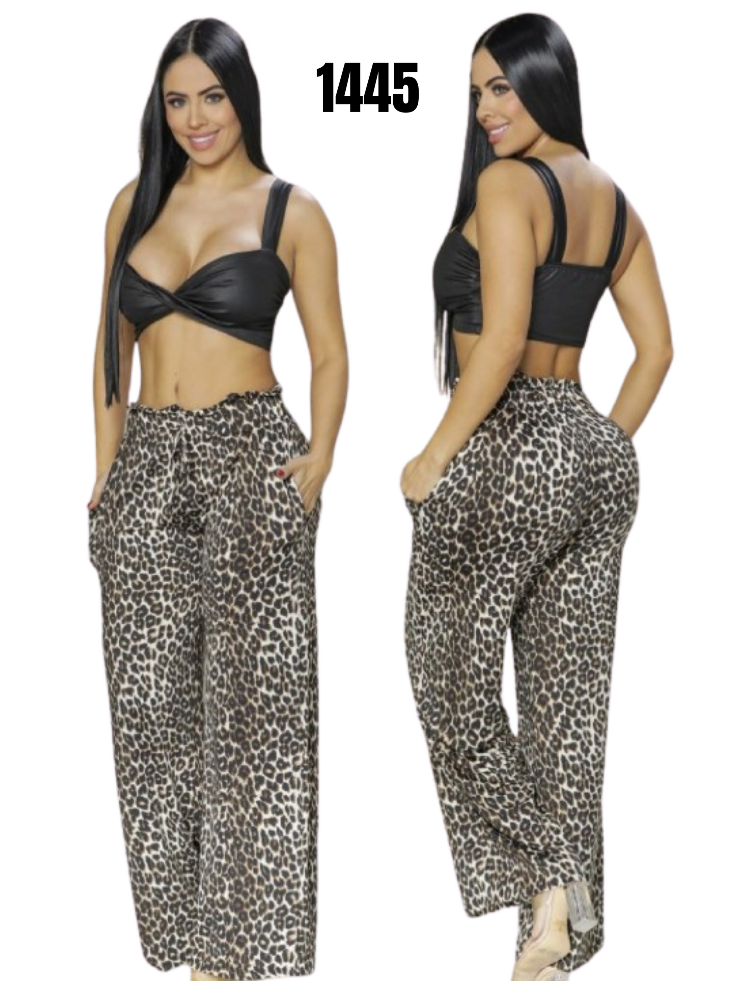 Pantalón Clásico Animal Print para Dama Ref. 1445