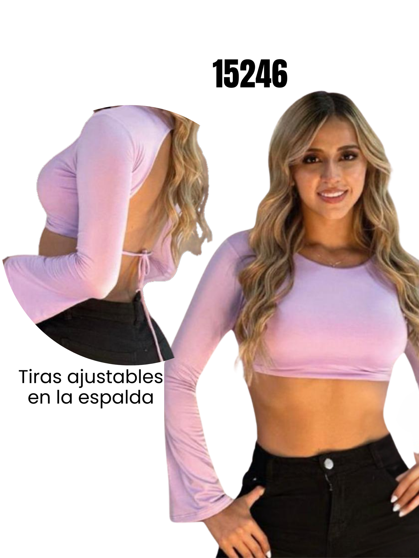 Blusa Polilycra para Dama Ref. 15246