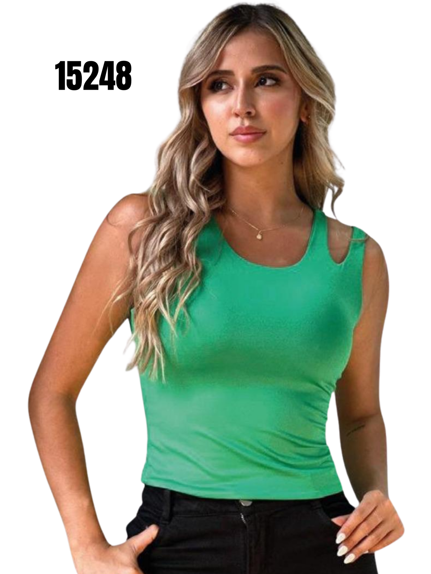 Blusa Polilycra para Dama Ref. 15248