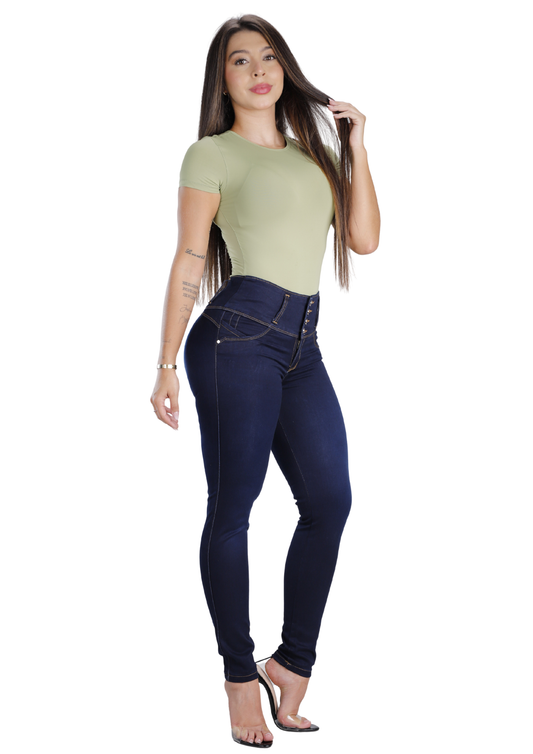 Jeans Levantacola Skinny Piel de Durazno Ref. 2608
