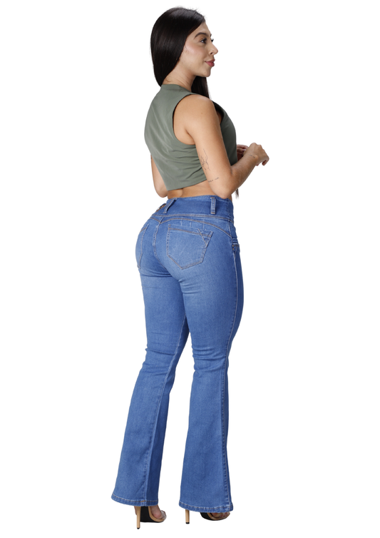 Jeans Levantacola Piel de Durazno Ref. 2609