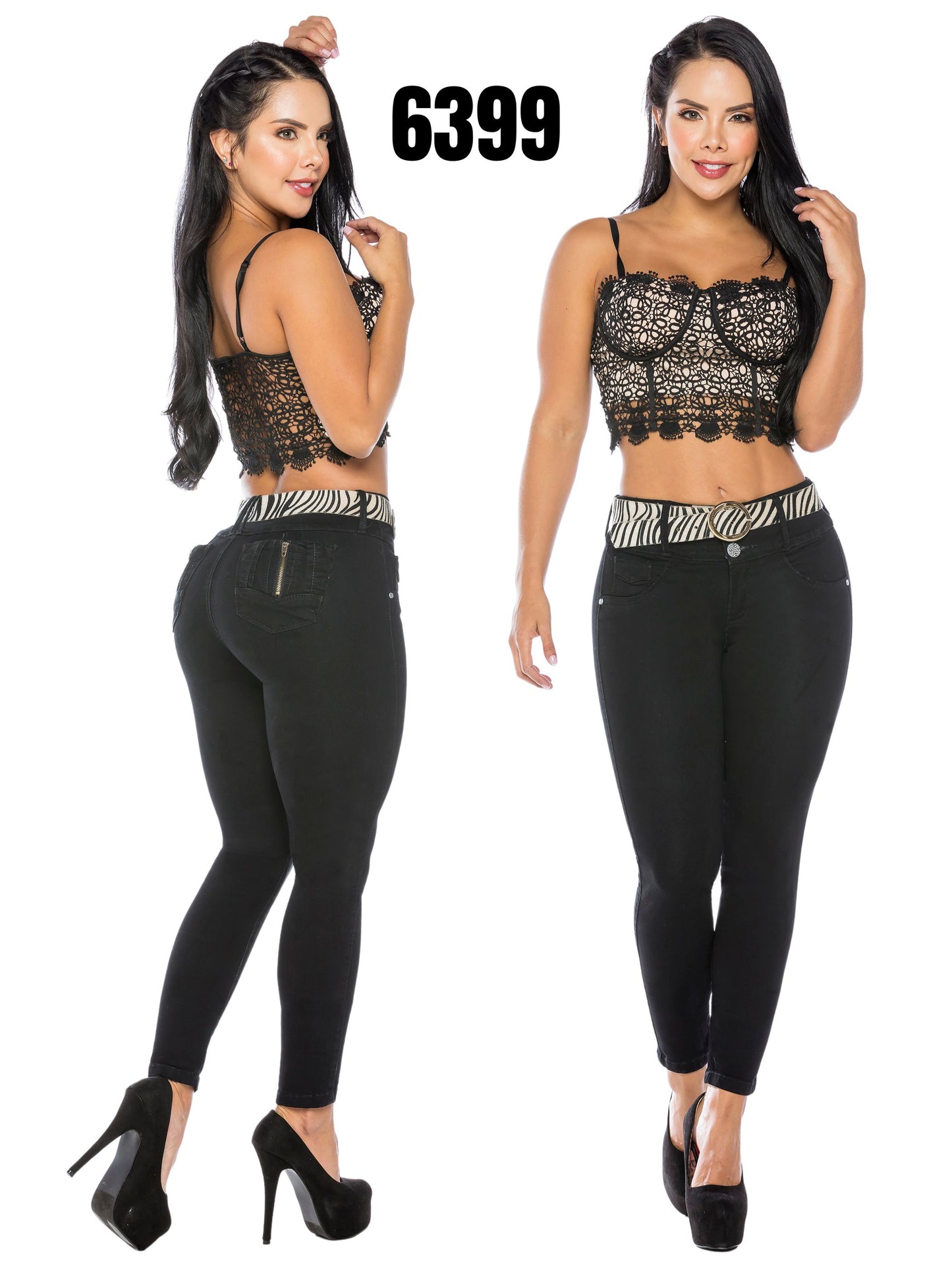 Jeans Levantacola para Dama Ref. 6399
