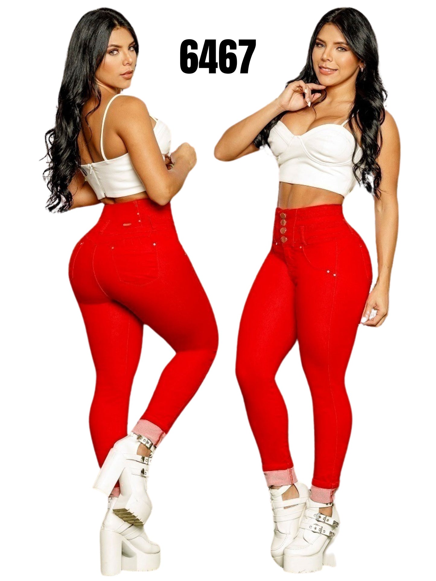 Jeans Levantacola para Dama Ref. 6467