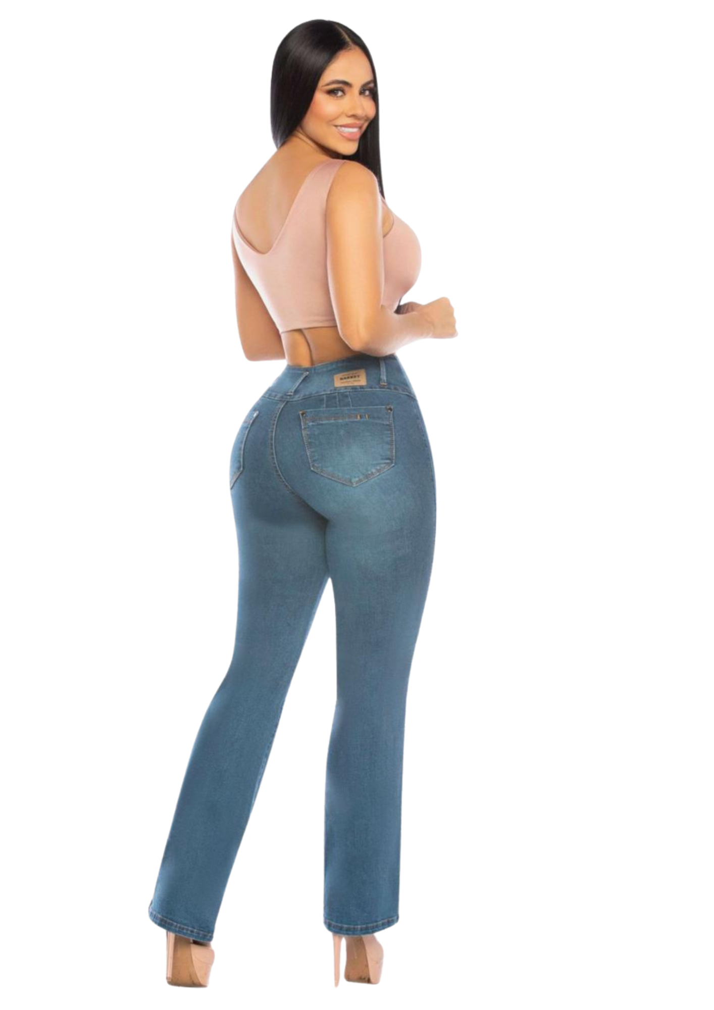 Jeans Levantacola para Dama Ref. 7192