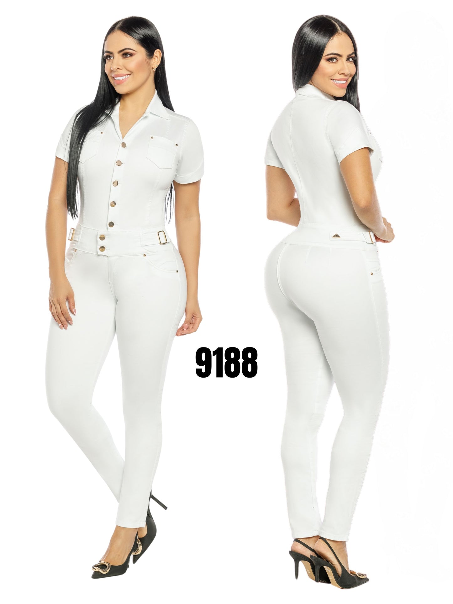 Enterizo 100% Denim para Dama Ref. 9188