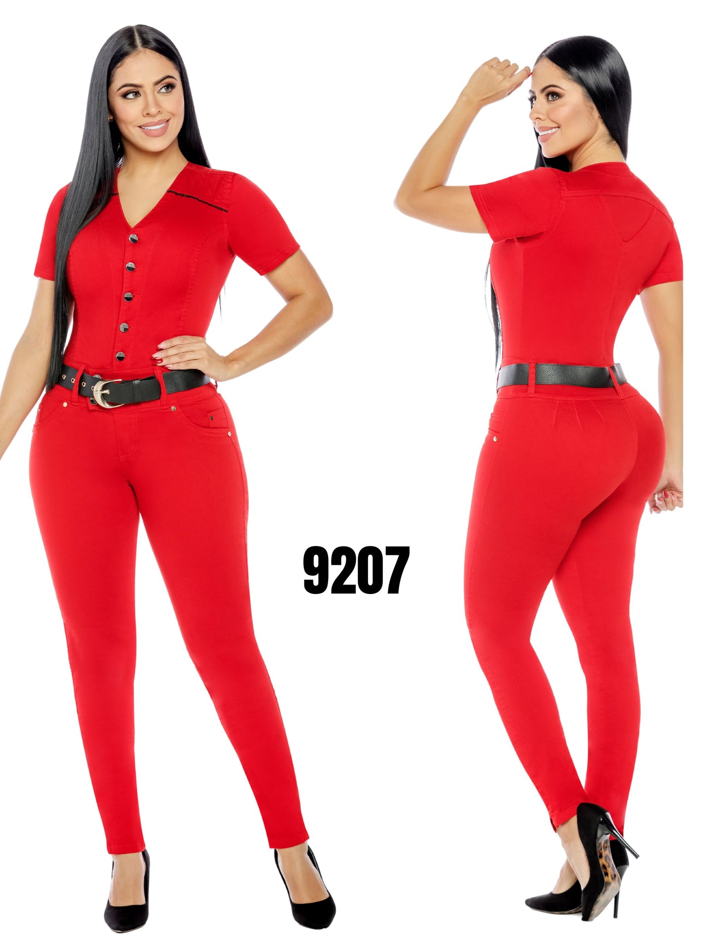 Enterizo 100% Denim para Dama Ref. 9207