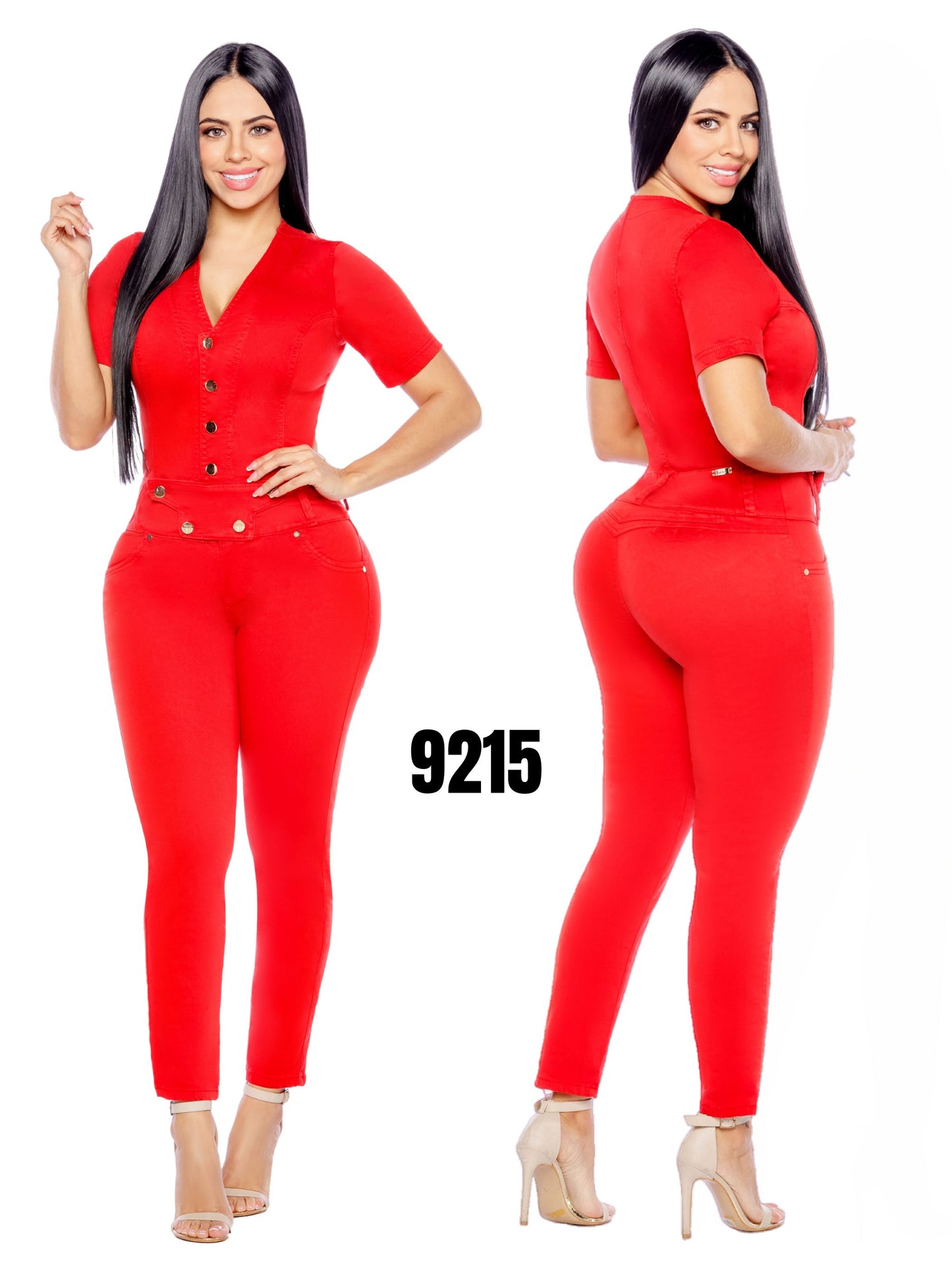 Enterizo 100% Denim para Dama Ref. 9215