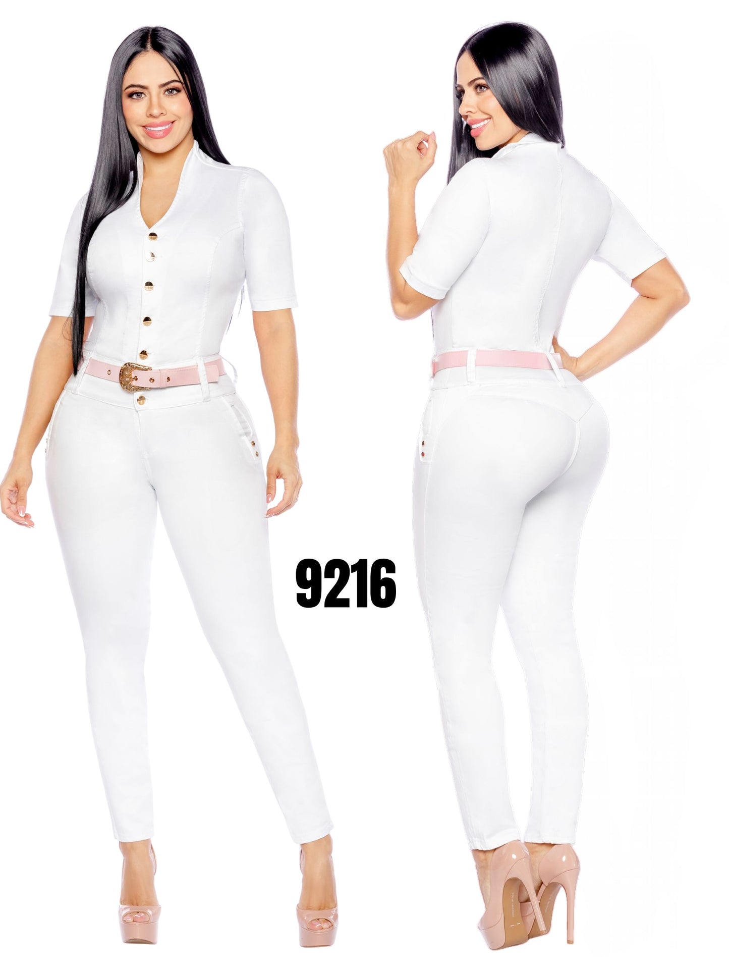 Enterizo 100% Denim para Dama Ref. 9216