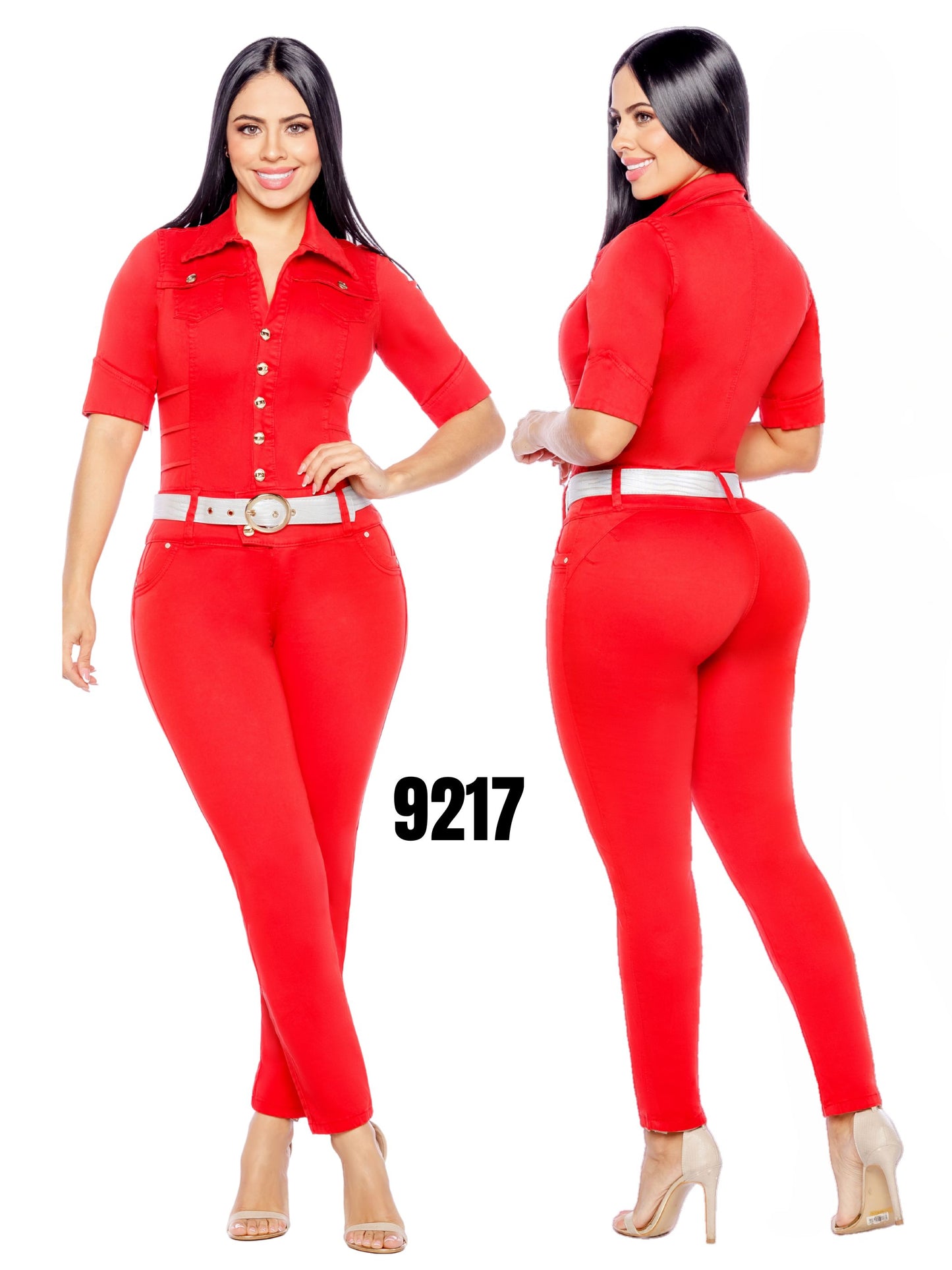 Enterizo 100% Denim para Dama Ref. 9217