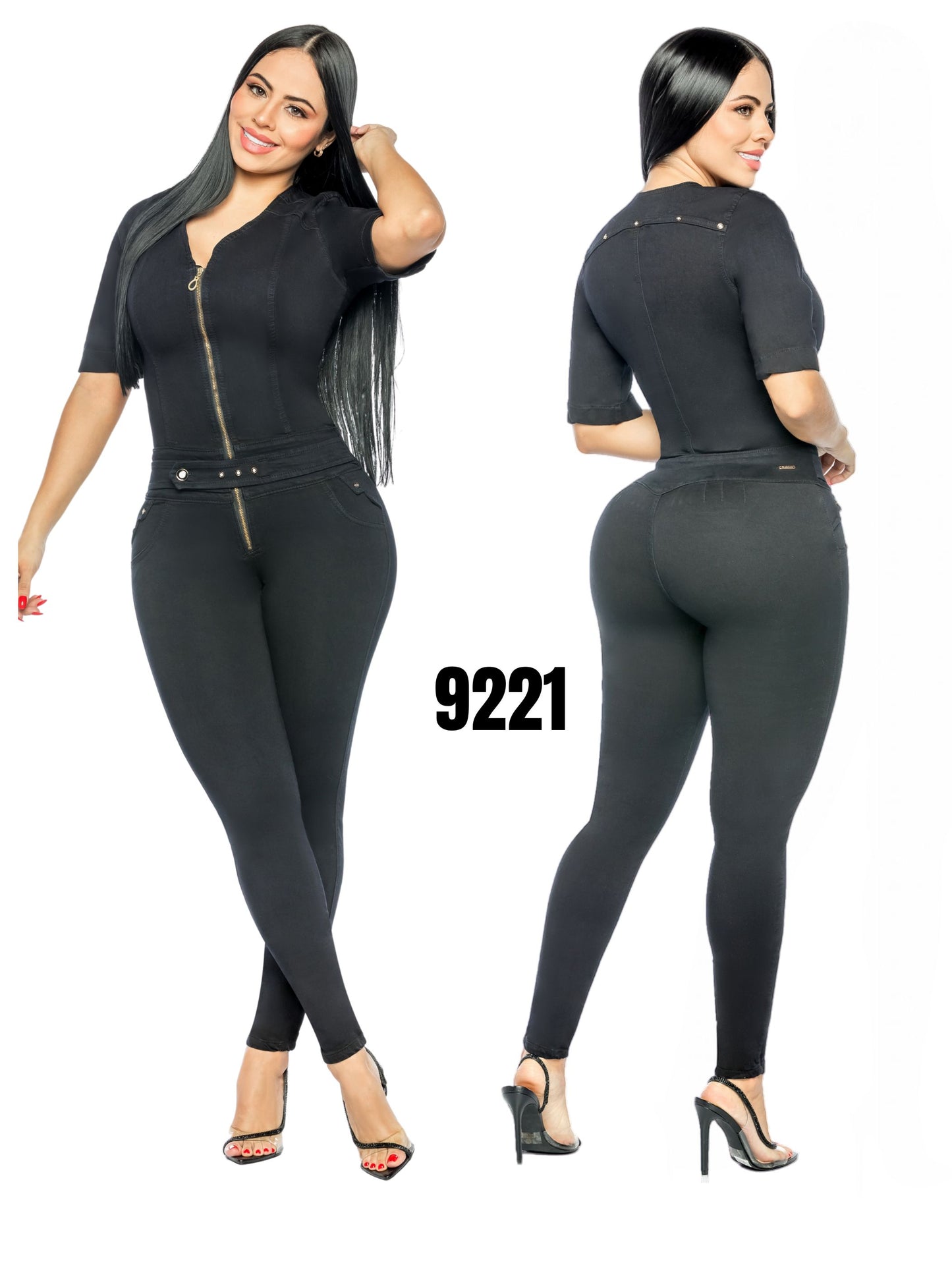 Enterizo 100% Denim para Dama Ref. 9221