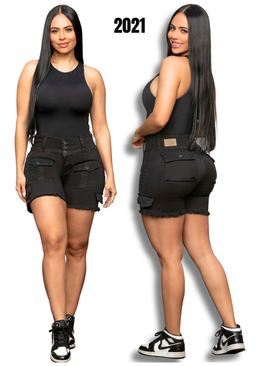 Shorts Denim Stretch levanta cola Ref. 2021