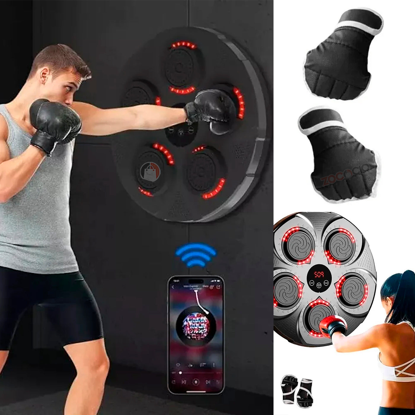 Maquina De Boxeo Tablero De Entrenamient