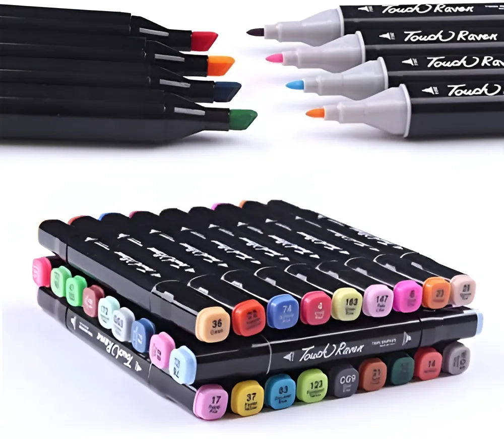 Marcadores  Doble Punta X 120 pcs