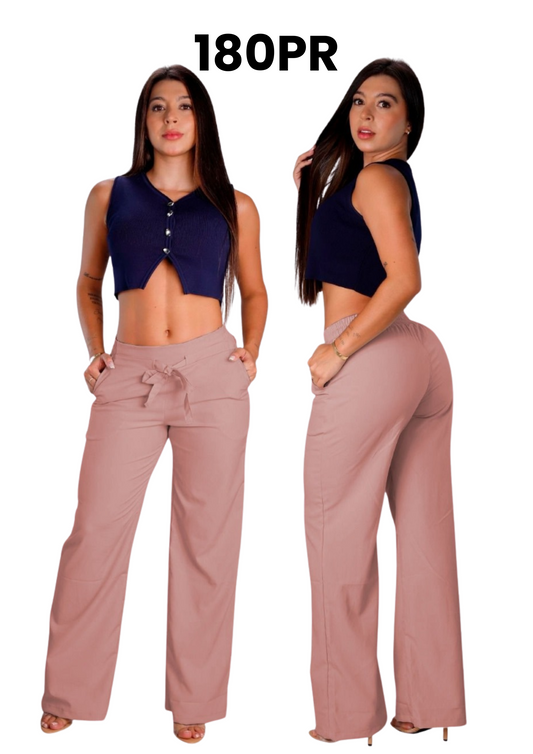 Pantalón Clásico para Dama Ref. 180 Palo de Rosa