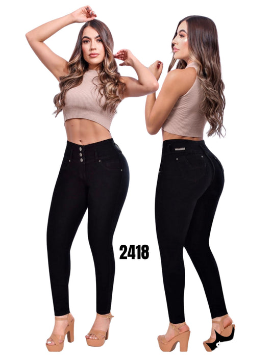 Jeans Levantacola para Dama Ref. 2418