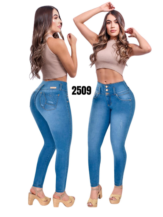 Jeans Levantacola para Dama Ref. 2509