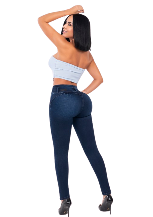 Jeans Levantacola Skinny Piel de Durazno Ref. 2551