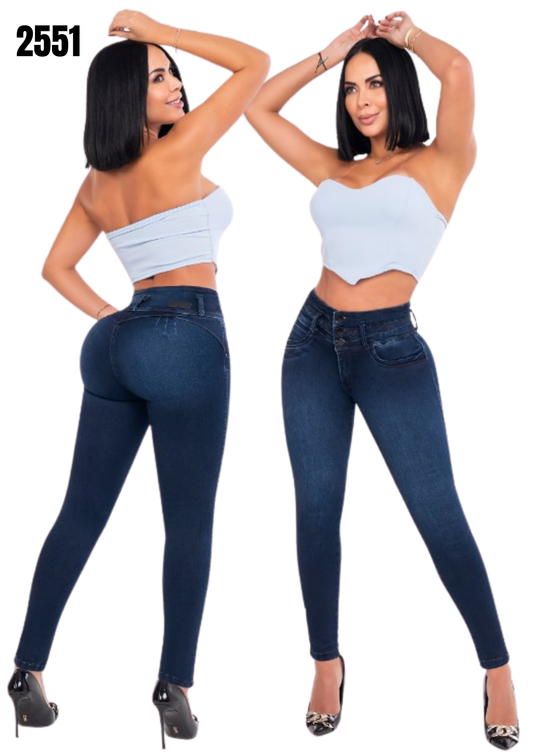 Jeans Levantacola Skinny Piel de Durazno Ref. 2551