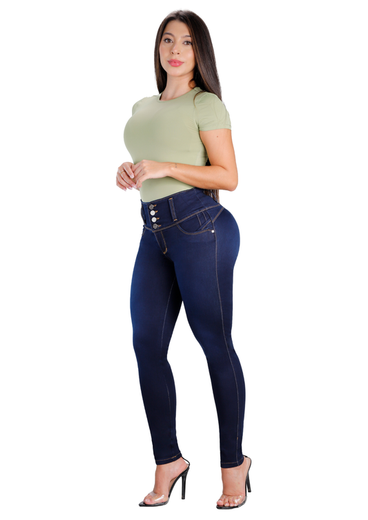 Jeans Levantacola Skinny Piel de Durazno Ref. 2608