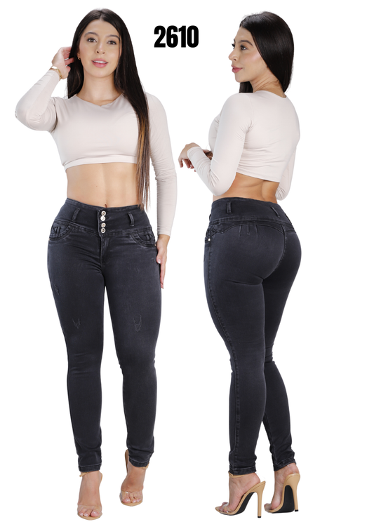 Jeans Levantacola Skinny Piel de Durazno Ref. 2610