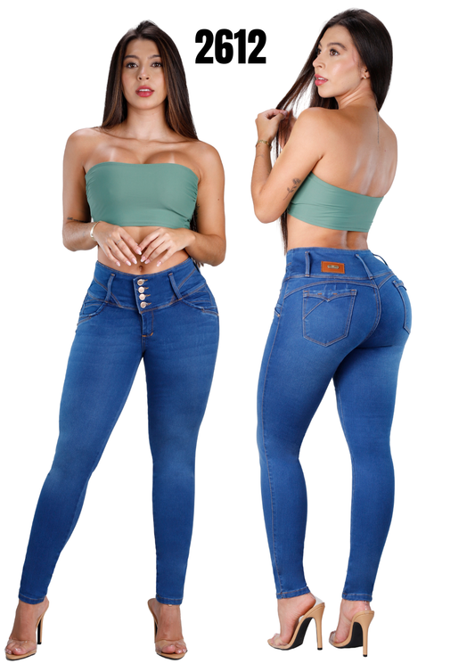 Jeans Levantacola Skinny Piel de Durazno Ref. 2612