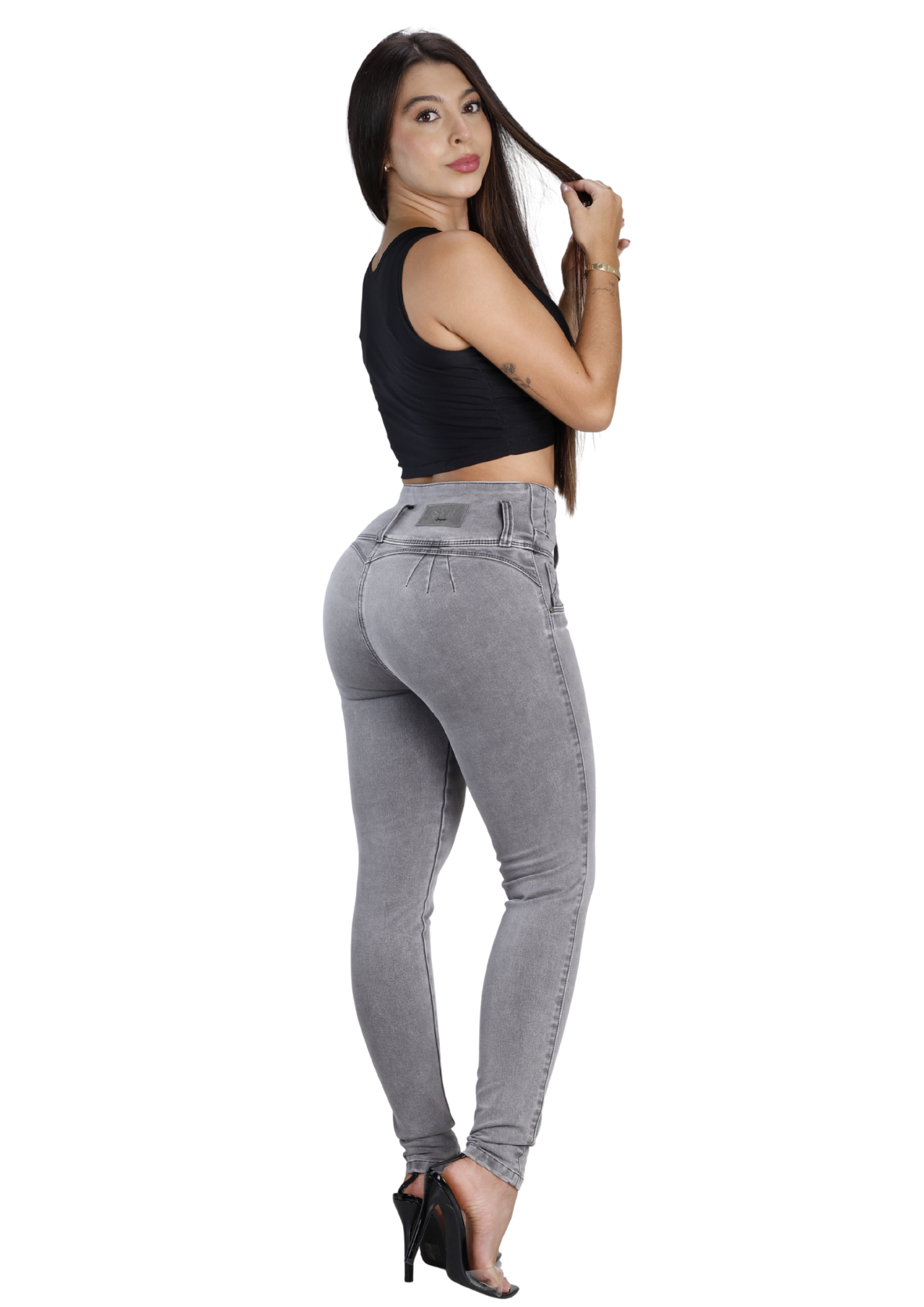 Jeans Levantacola Skinny Piel de Durazno Ref. 2615