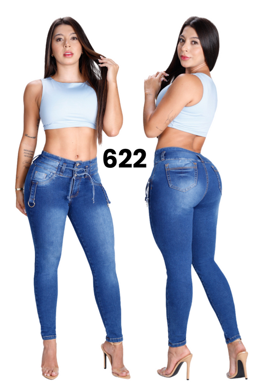Jeans Levantacola para Dama Ref. 622