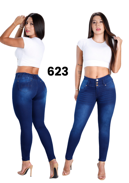 Jeans Levantacola para Dama Ref. 623