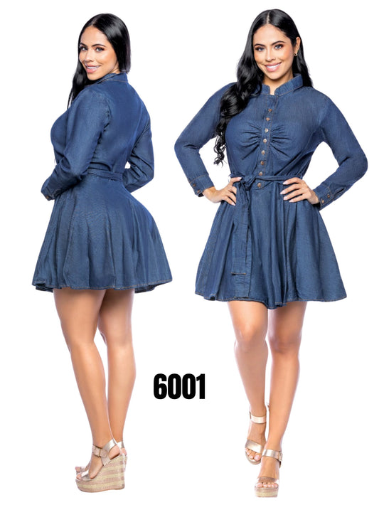 Vestido en Chambray para Dama Ref. 6001