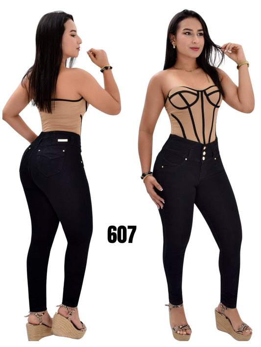 Jeans Levantacola para Dama Ref. 607