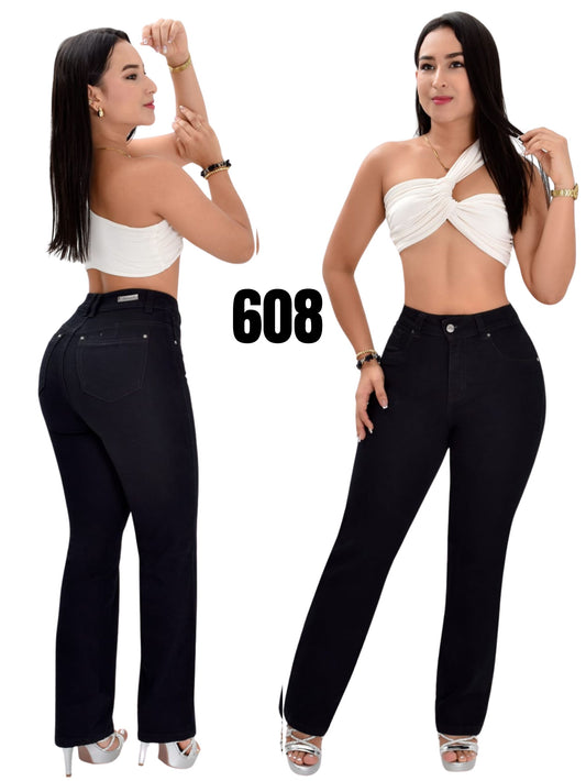 Jeans Levantacola para Dama Ref. 608