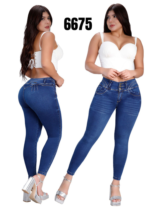 Jeans Levantacola para Dama Ref. 6675