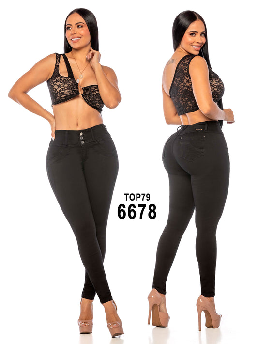 Jeans Levantacola para Dama Ref. 6678