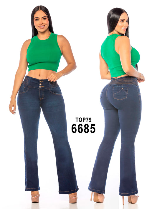 Jeans Levantacola para Dama Ref. 6685