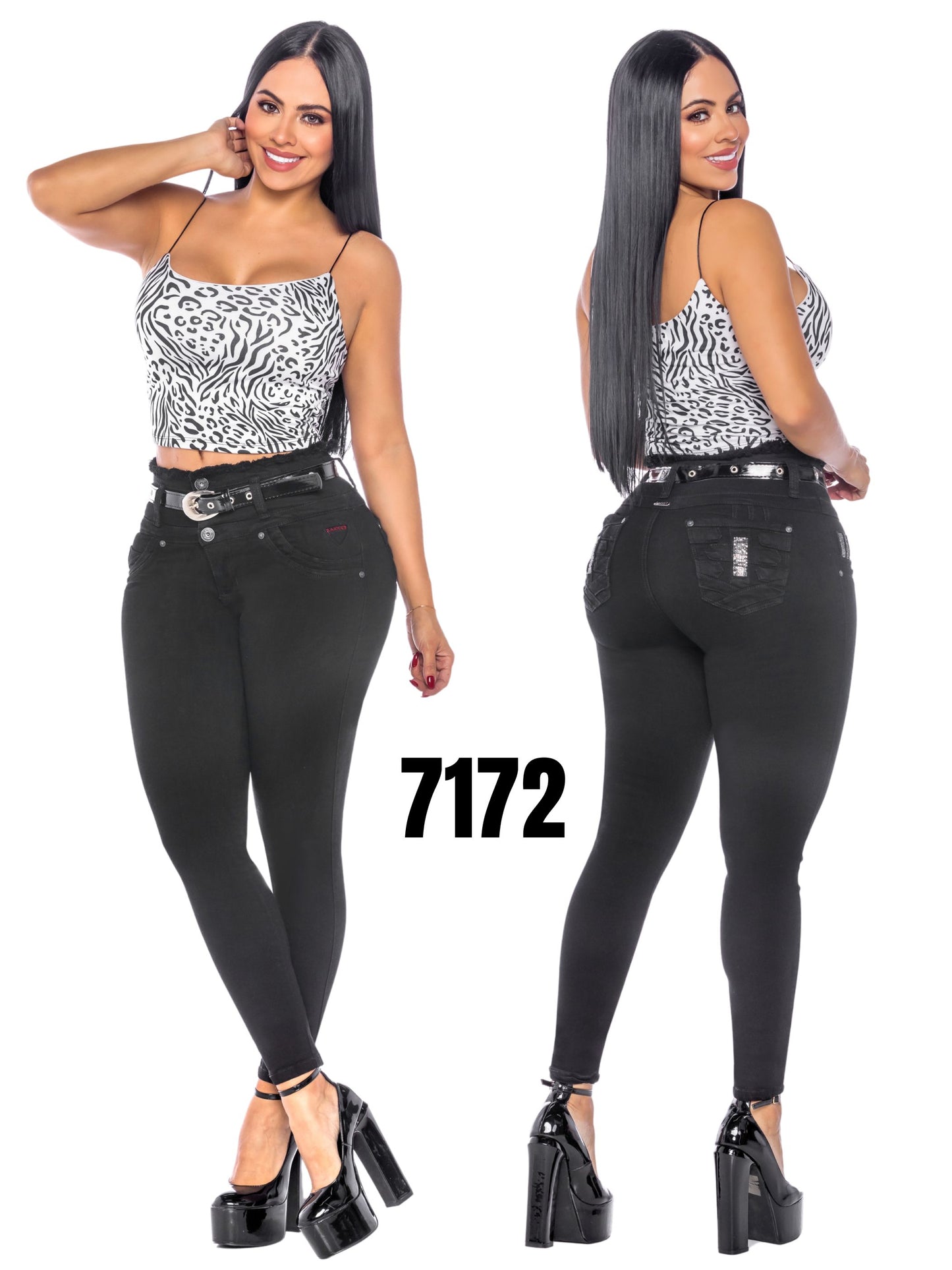 Jeans Levantacola para Dama Ref. 7172