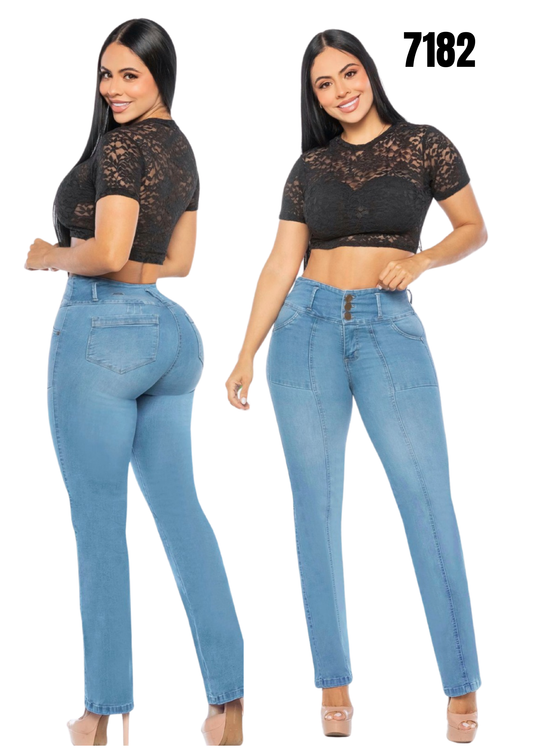 Jeans Levantacola para Dama Ref. 7182