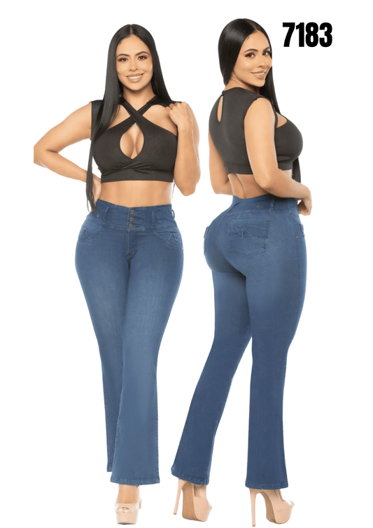 Jeans Levantacola para Dama Ref. 7183