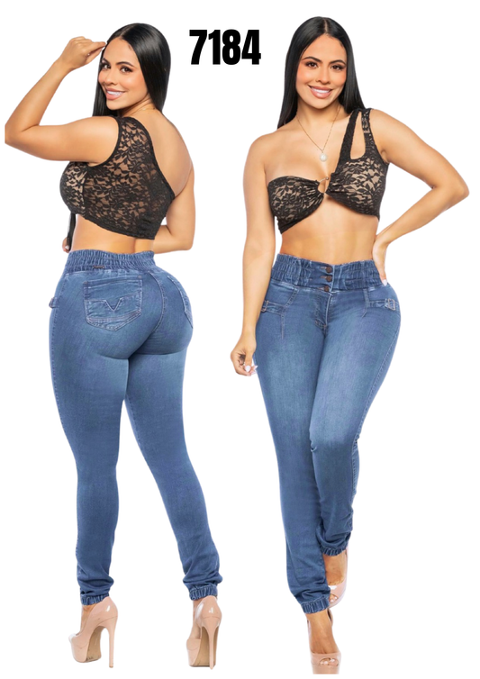 Jeans Levantacola para Dama Ref. 7184