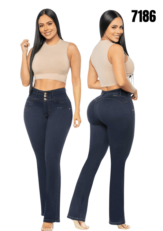 Jeans Levantacola para Dama Ref. 7186