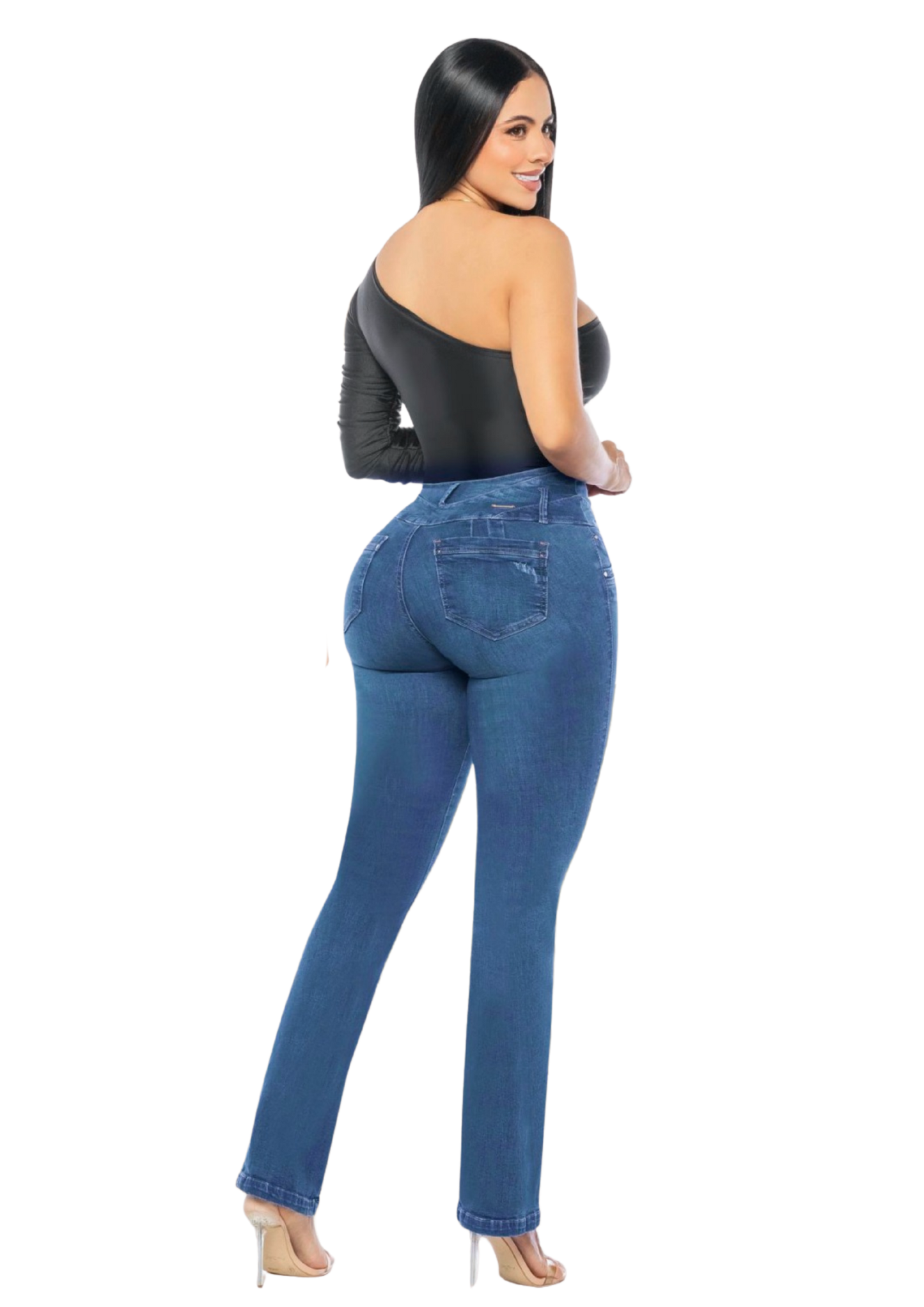 Jeans Levantacola para Dama Ref. 7187