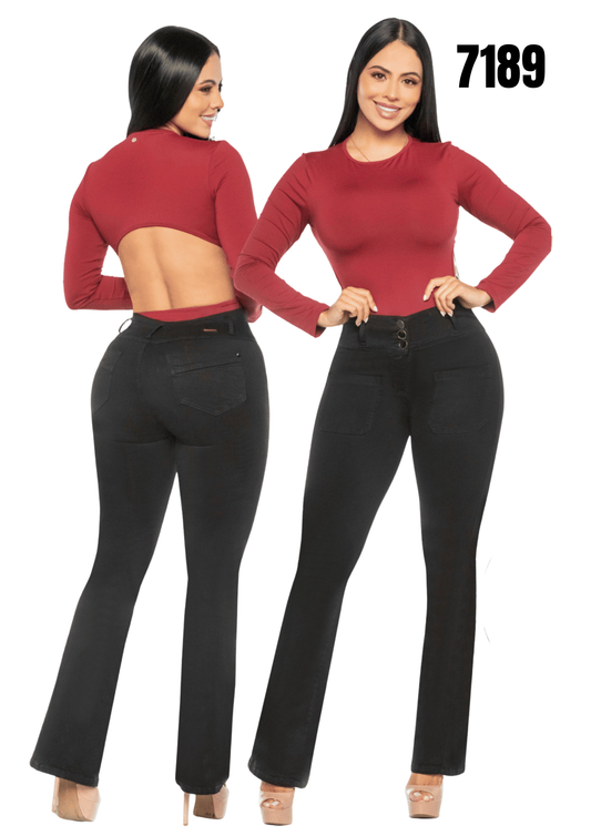 Jeans Levantacola para Dama Ref. 7189