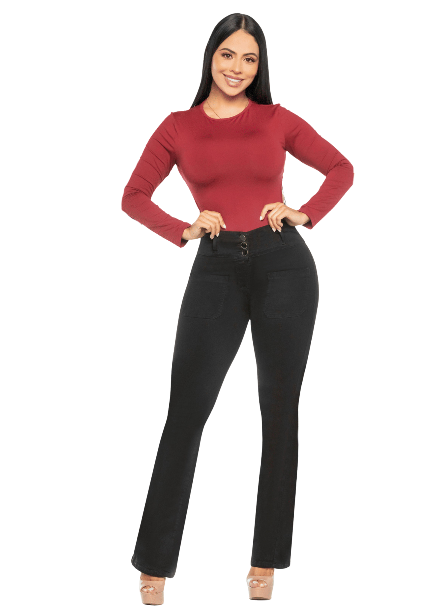 Jeans Levantacola para Dama Ref. 7189