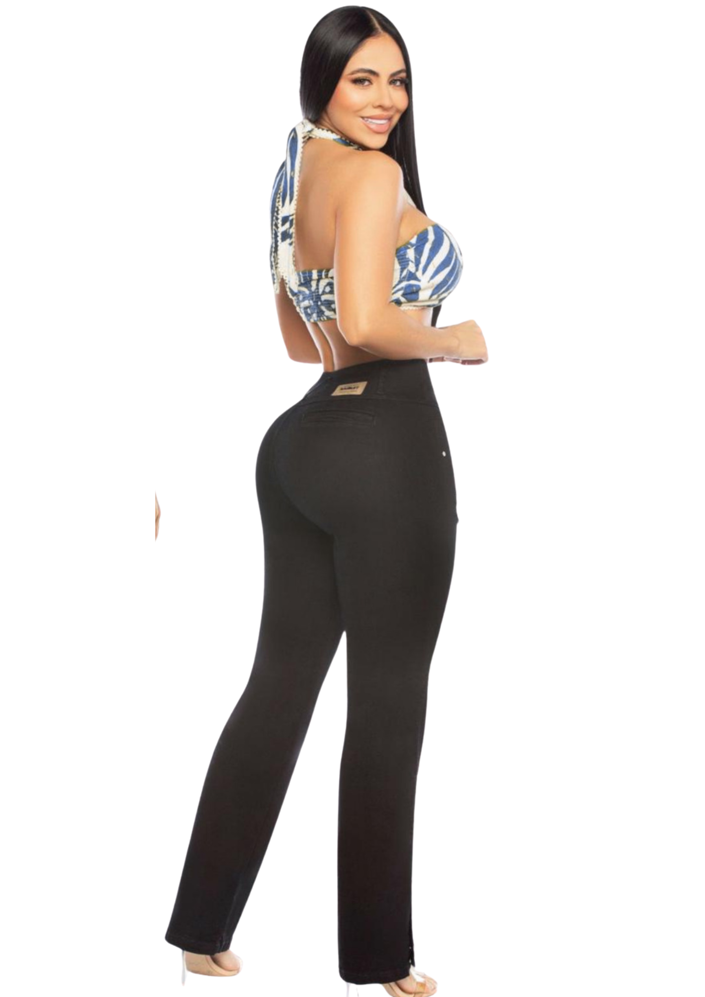 Jeans Levantacola para Dama Ref. 7193