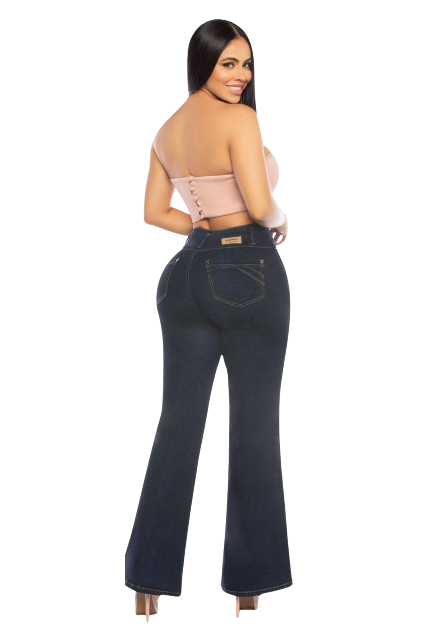 Jeans Levantacola para Dama Ref. 7194