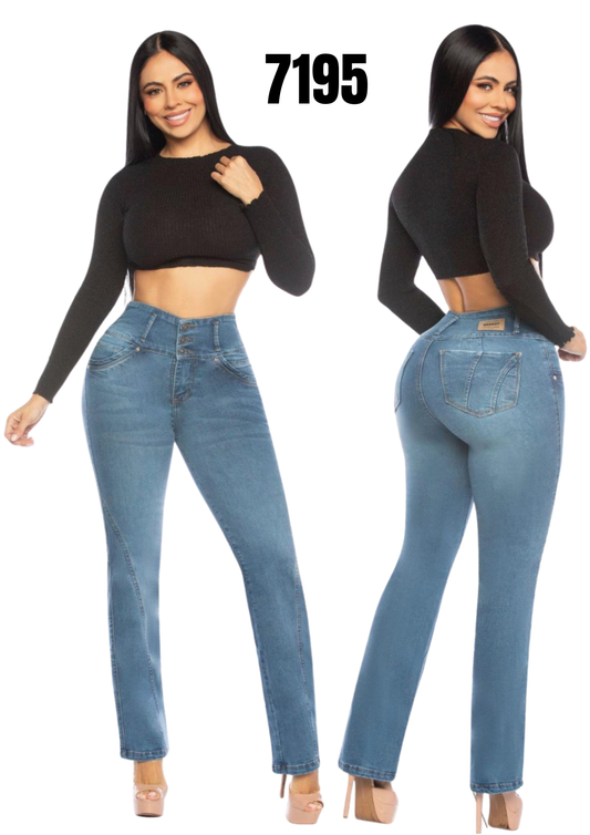 Jeans Levantacola para Dama Ref. 7195