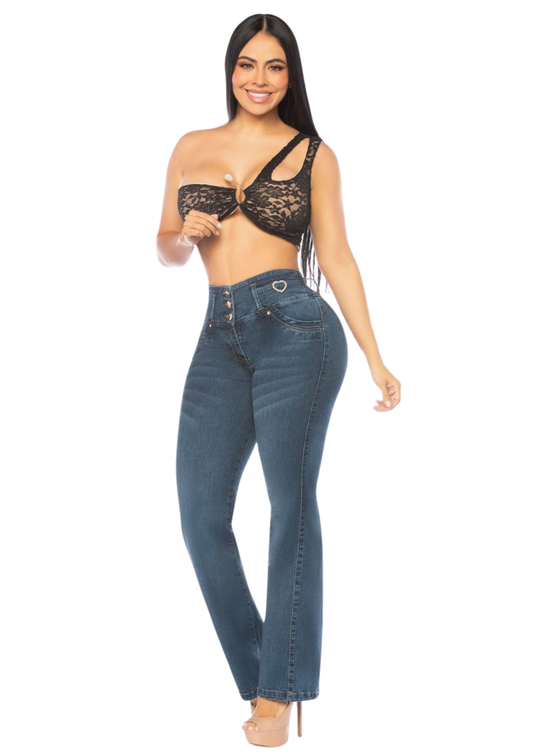 Jeans Levantacola para Dama Ref. 7196