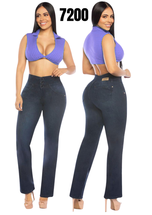 Jeans Levantacola para Dama Ref. 7200